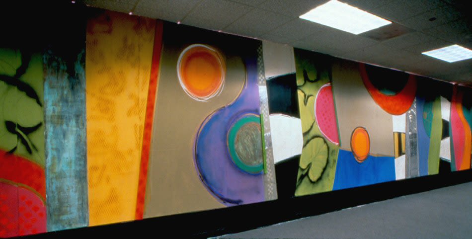 Miami International Airport Barricade Wall | Street Murals by Debra Yates | Miami International Airport in Miami