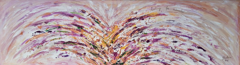 Looking for miracles (2025) | Oil And Acrylic Painting in Paintings by Elena Parau