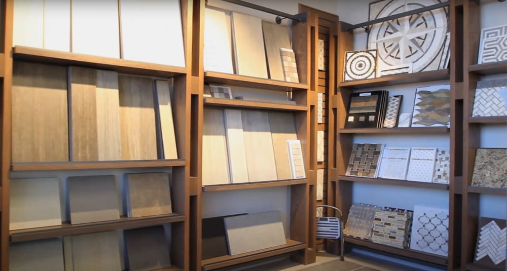 Vintage Industrial Shelves-Modular Wall Units (Wood & Steel) | Storage by Get Back Inc (Tim Byrne - Curator / Creator of Vintage-American Industrial Style Furniture) | Tile America in West Hartford