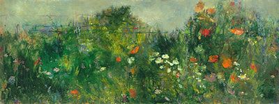 Anne Packard "Garden Panorama" | Oil And Acrylic Painting in Paintings by YJ Contemporary Fine Art