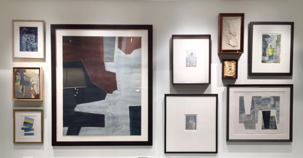 Various works | Paintings by Rob Delamater | Banana Republic in New York