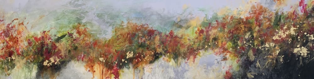 The Ridge 🔴 | Oil And Acrylic Painting in Paintings by Darlene Watson Abstract Artist