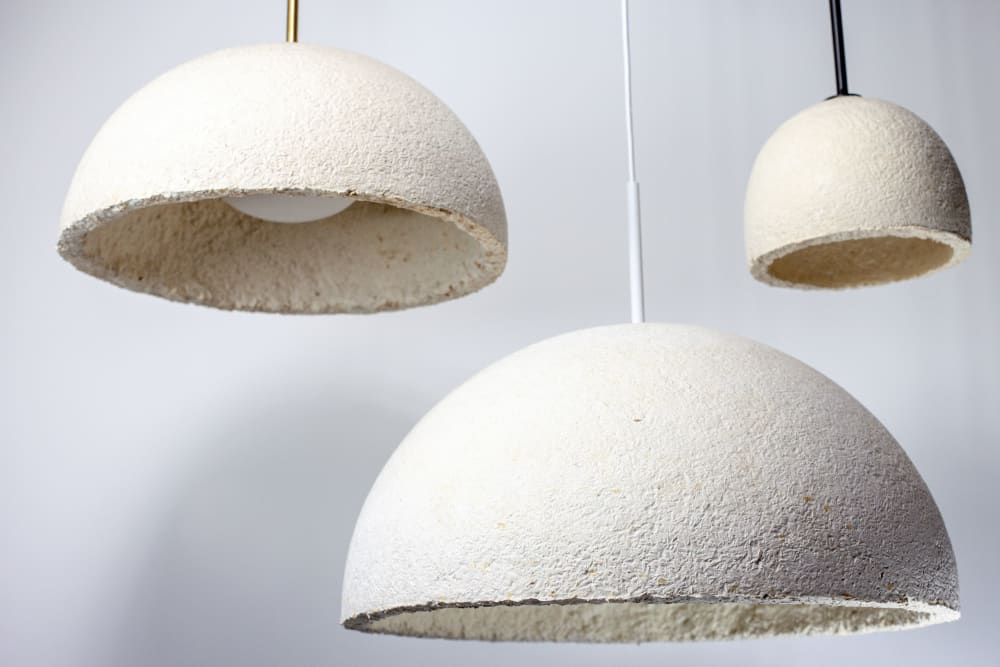 Luxe Lights Made from Mushrooms' Sustainable Material, Mycelium