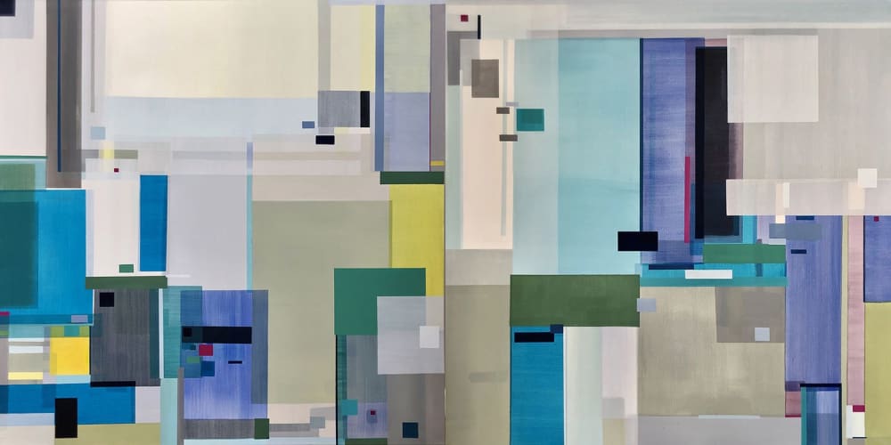 Joy in Being, 48" x 96", Acrylic on Canvas | Oil And Acrylic Painting in Paintings by Shilo Ratner