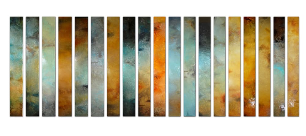 Pillars of colors | Paintings by Andrada Anghel