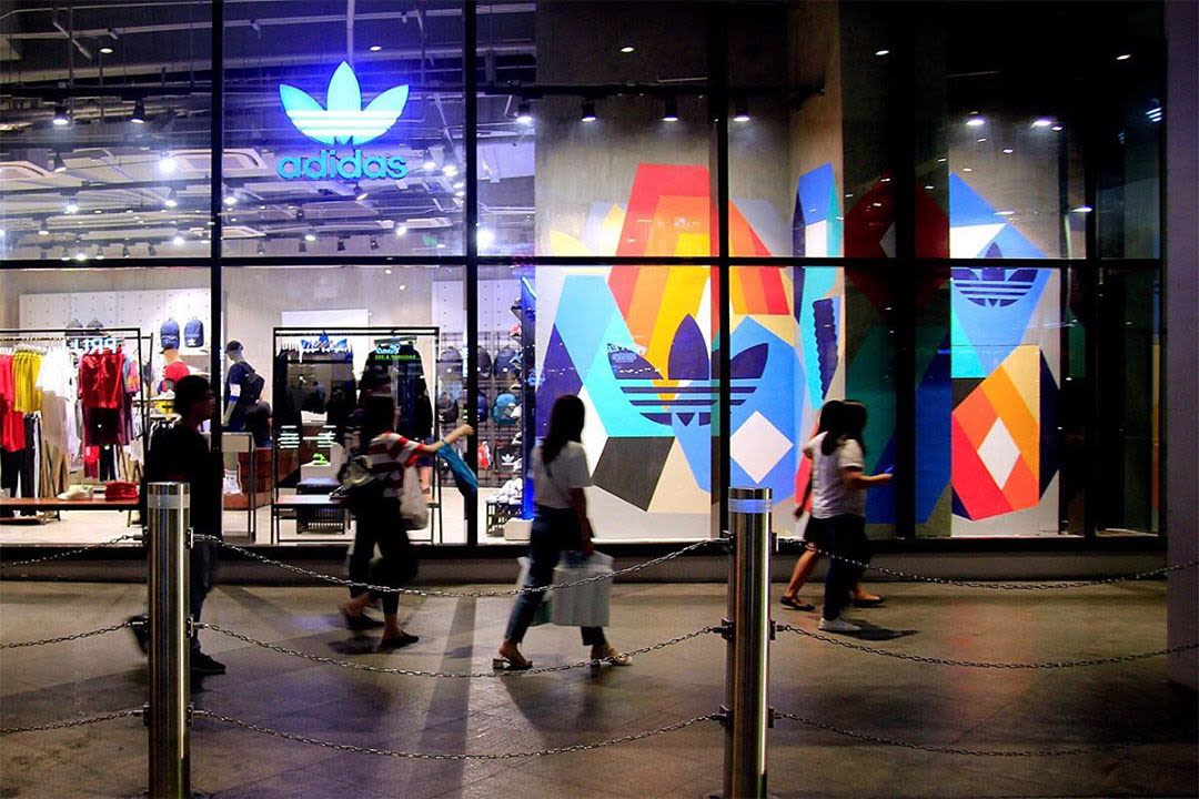 Adidas store uptown mall