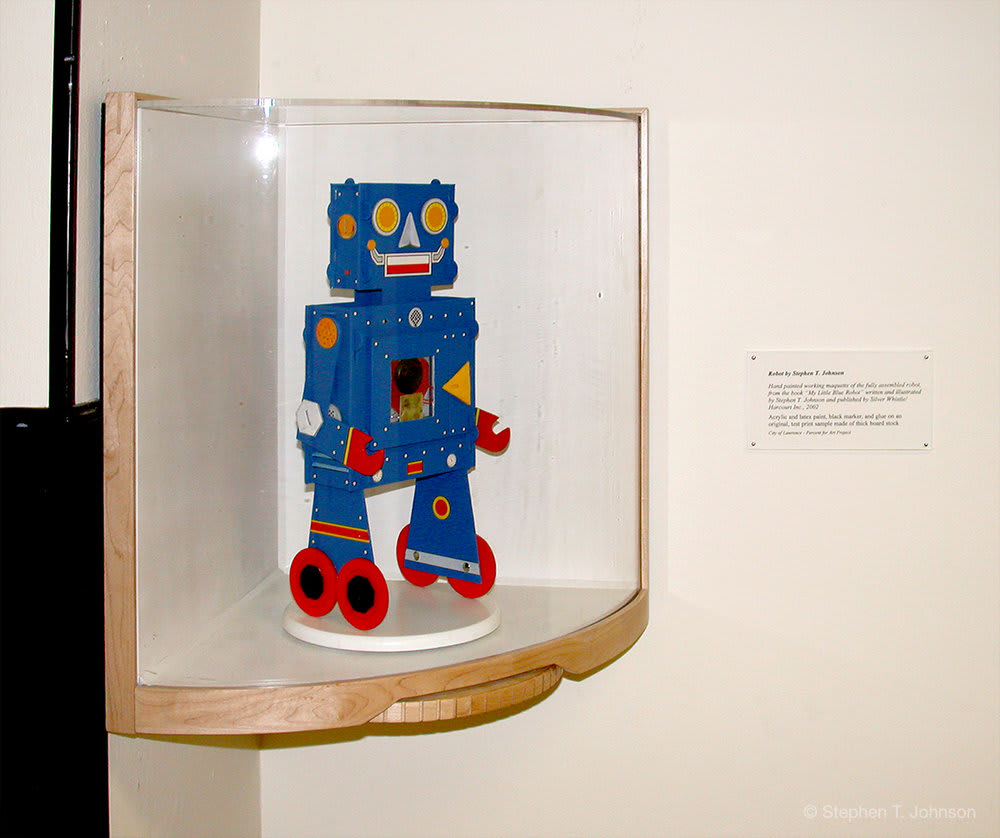 my little blue robot