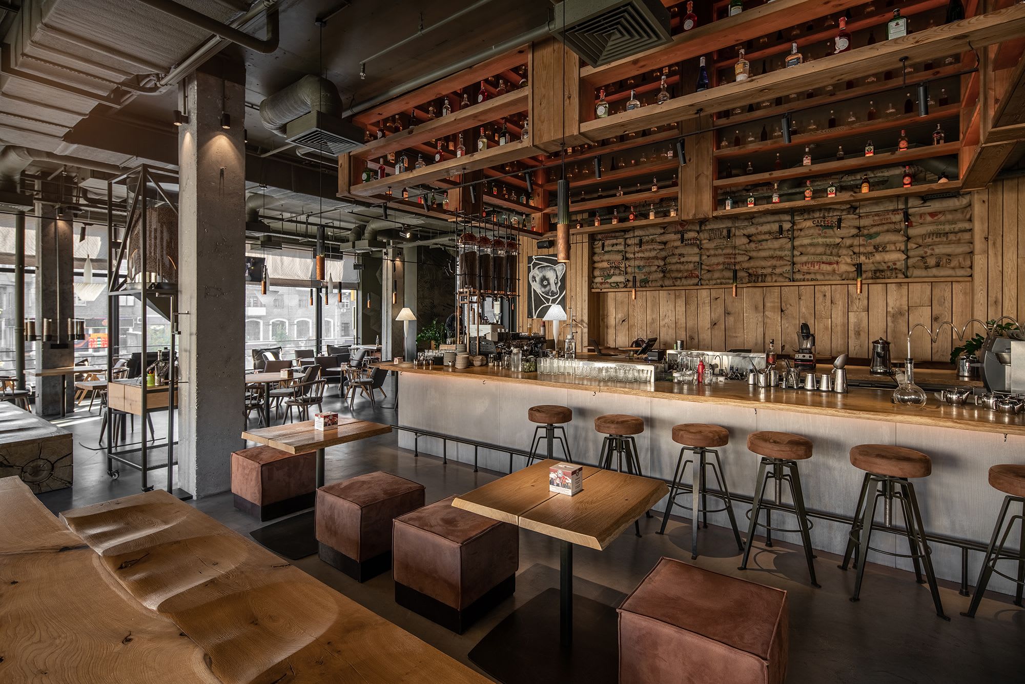 Roastery & Bar by YOD Design Lab at Gemini Roastery, Kyiv | Wescover  Interior Design