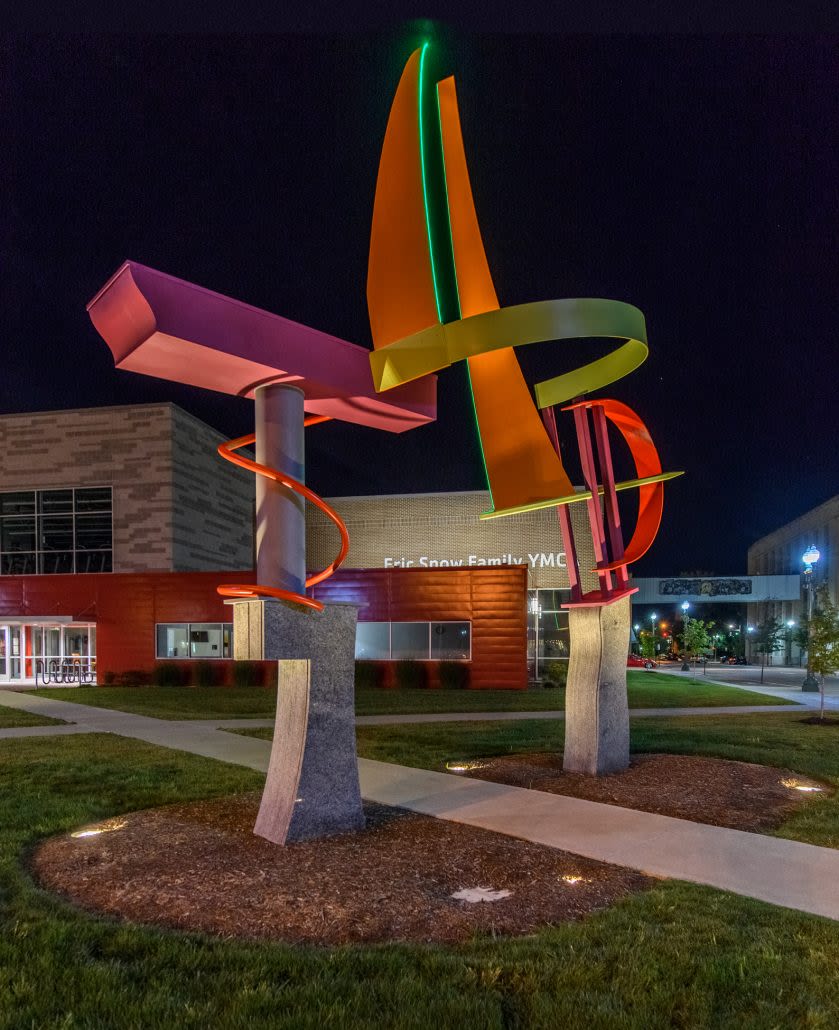 Merger Moment, 2016 by David Griggs seen at Eric Snow YMCA, Canton