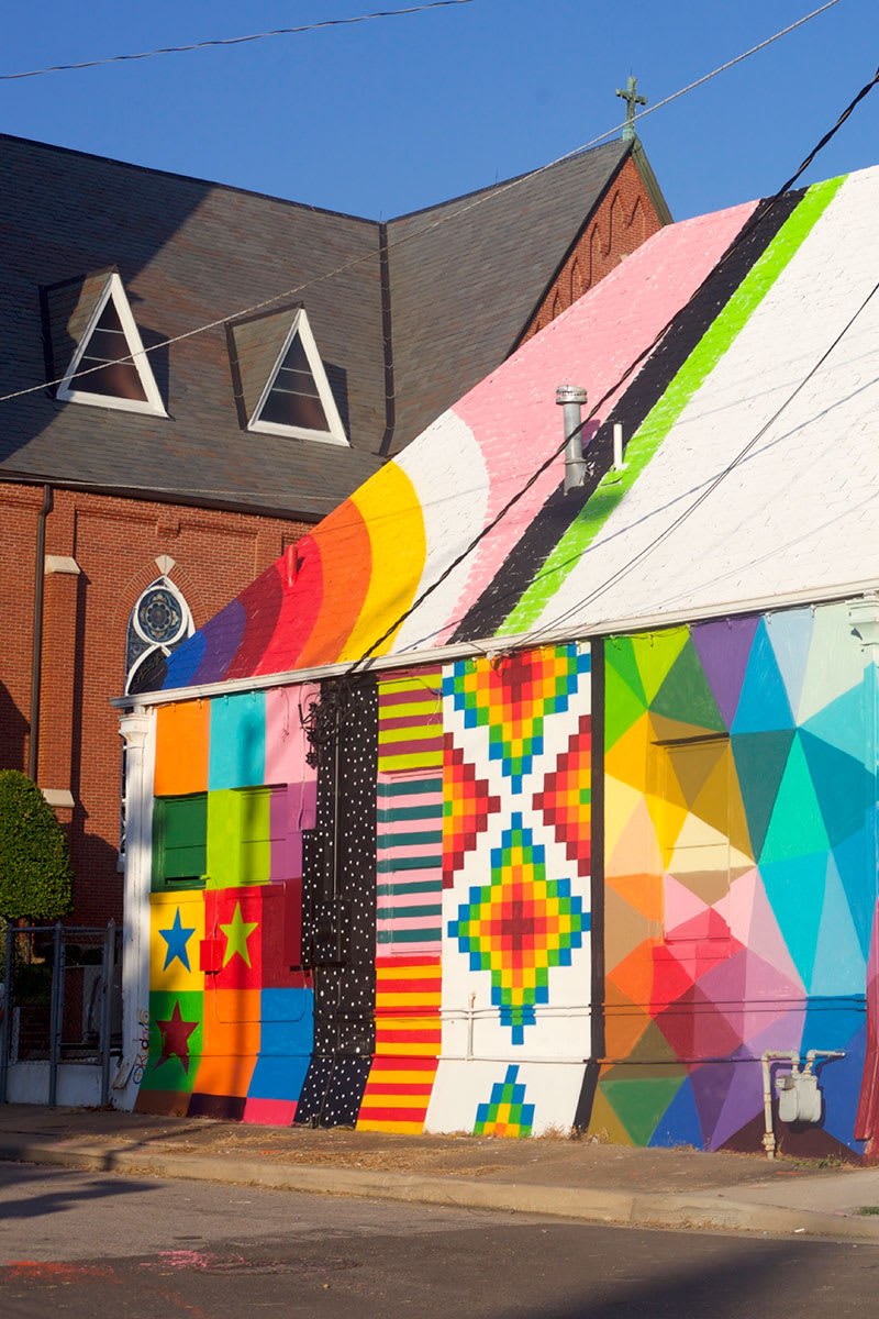 Universal Chapel by Okuda San Miguel seen at 1300 Garrison Avenue Fort