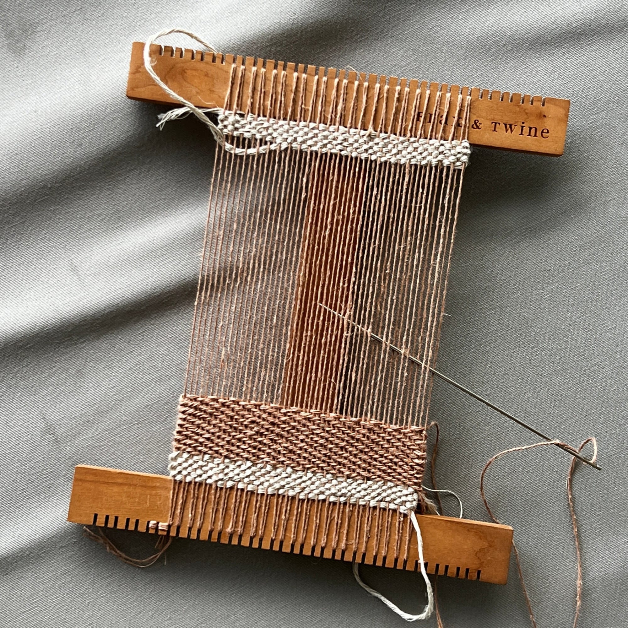 Weaving Loom Kit for a Useful DIY Project: Review of the Flax and Twine -  The Craft Blogger