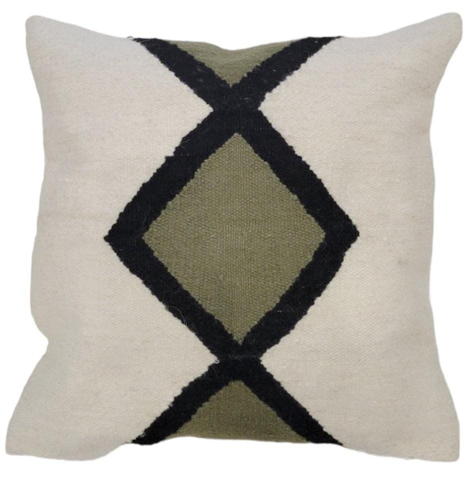 Passion Handwoven Extra Long Lumbar Pillow Cover by Mumo Toronto Inc