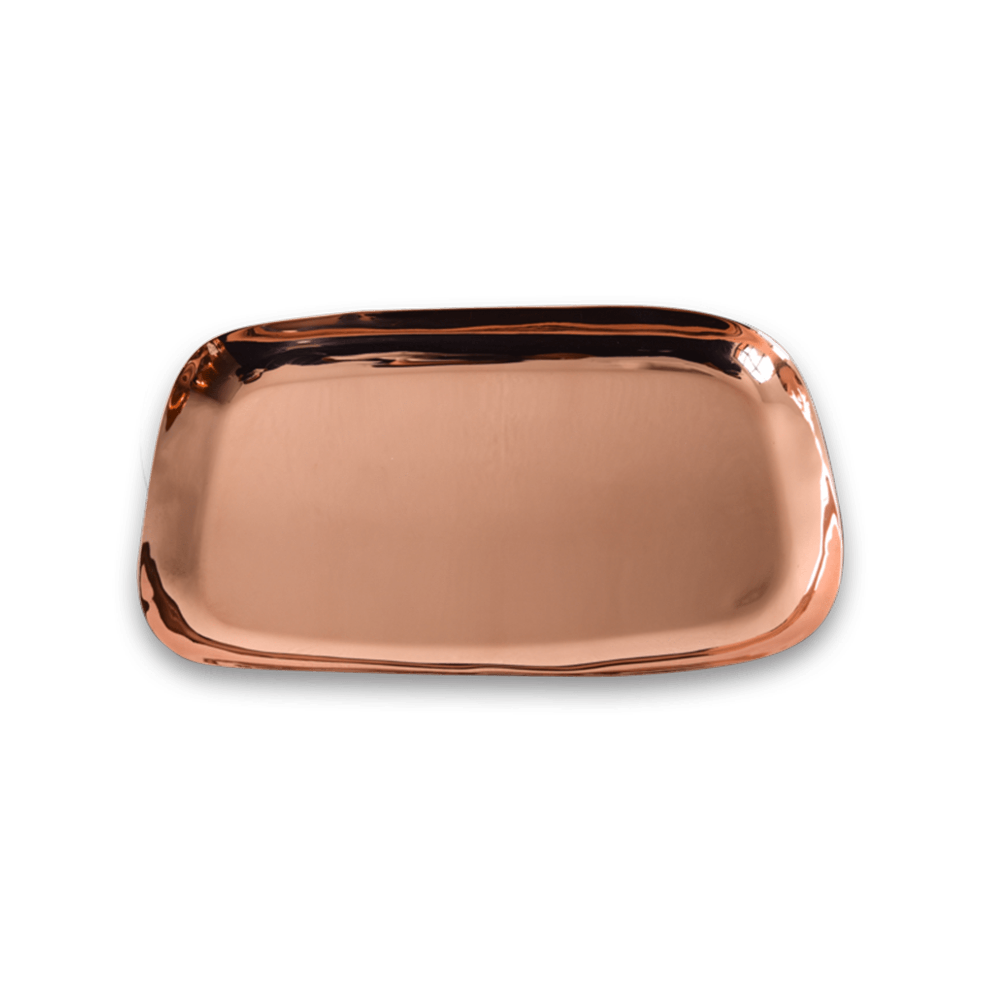 Sculpt Large Platter In Copper by Tina Frey Wescover Serveware