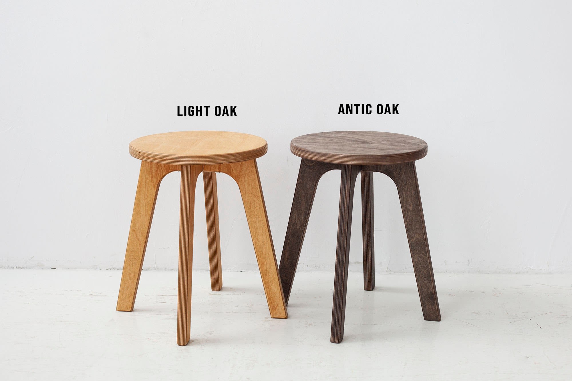 Wooden best sale short stools