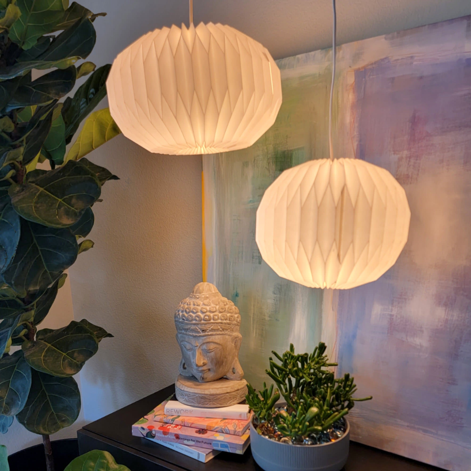 Paper 2024 globe lampshades