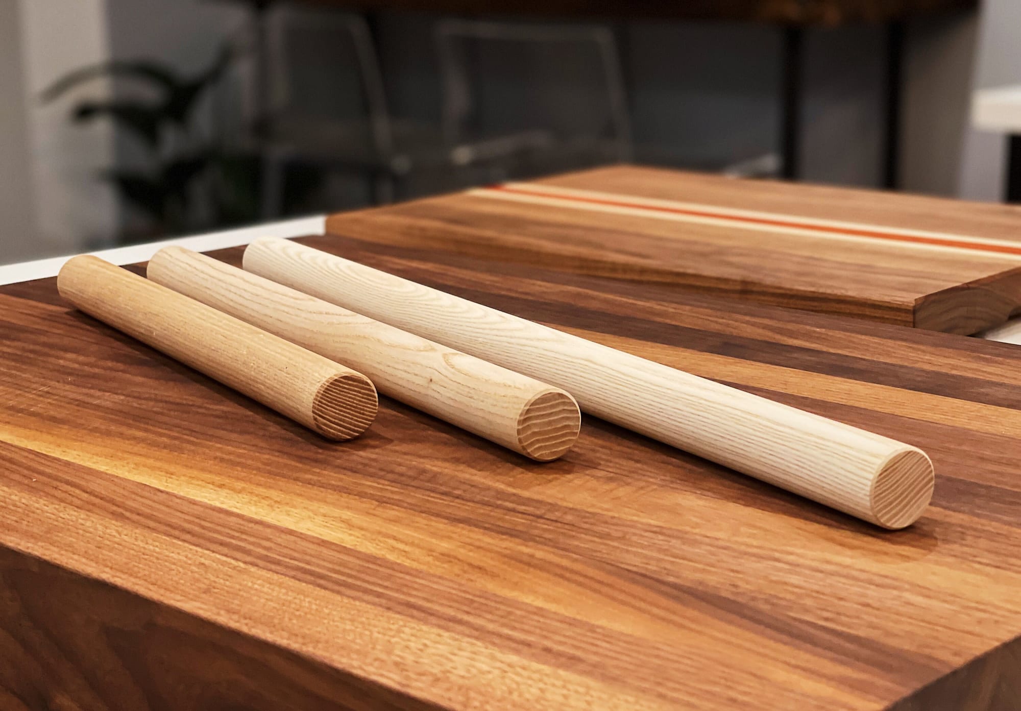 Rolling Pin Wood Planks