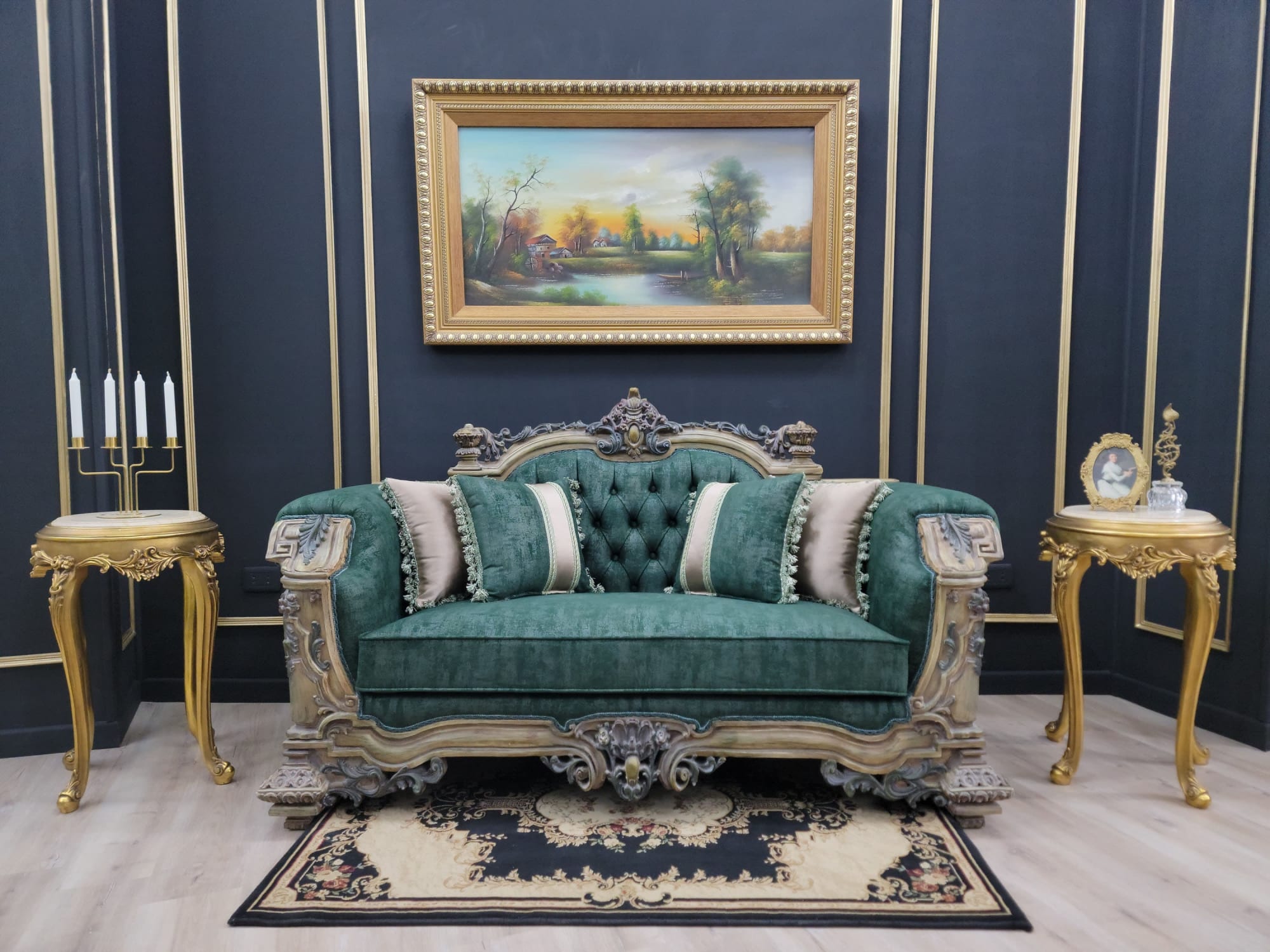 Victorian Style Sofa / Hand Distressed Frame /Hand Carved Wo by Art De Vie  Furniture | Wescover Sofas \u0026 Couches, image size:2000x1500