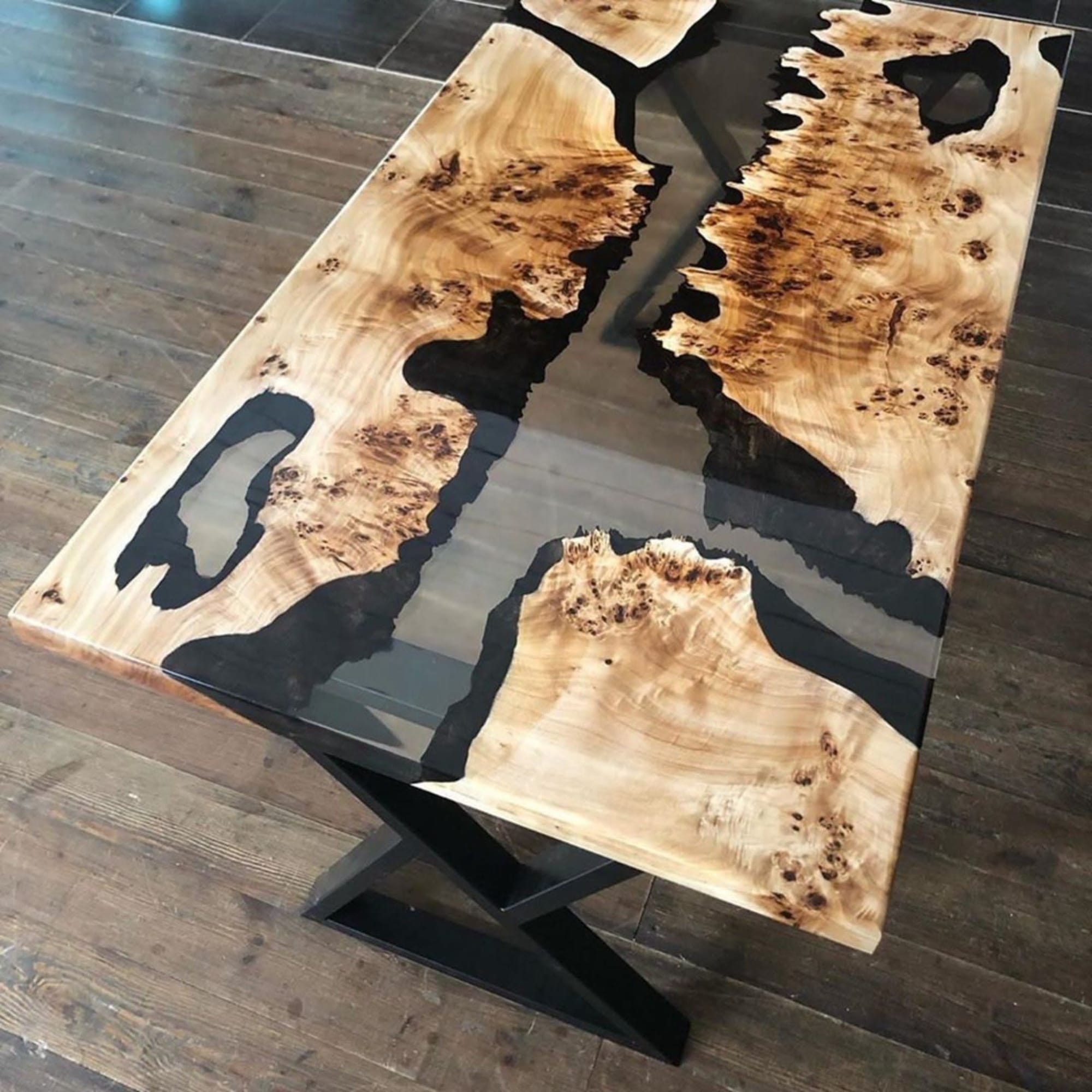 Burl deals epoxy table