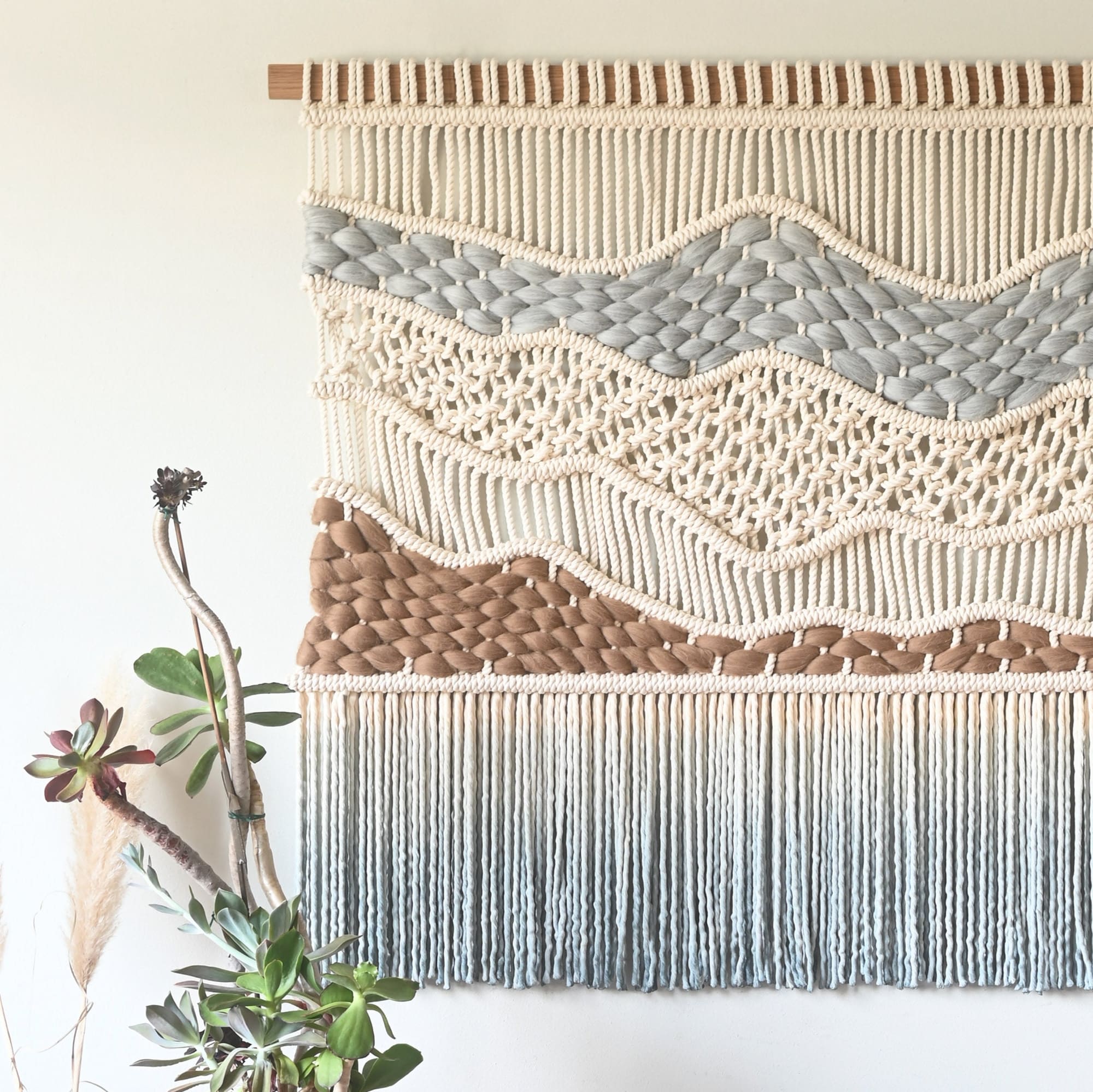 Large Macrame Wall Hanging Tapestry