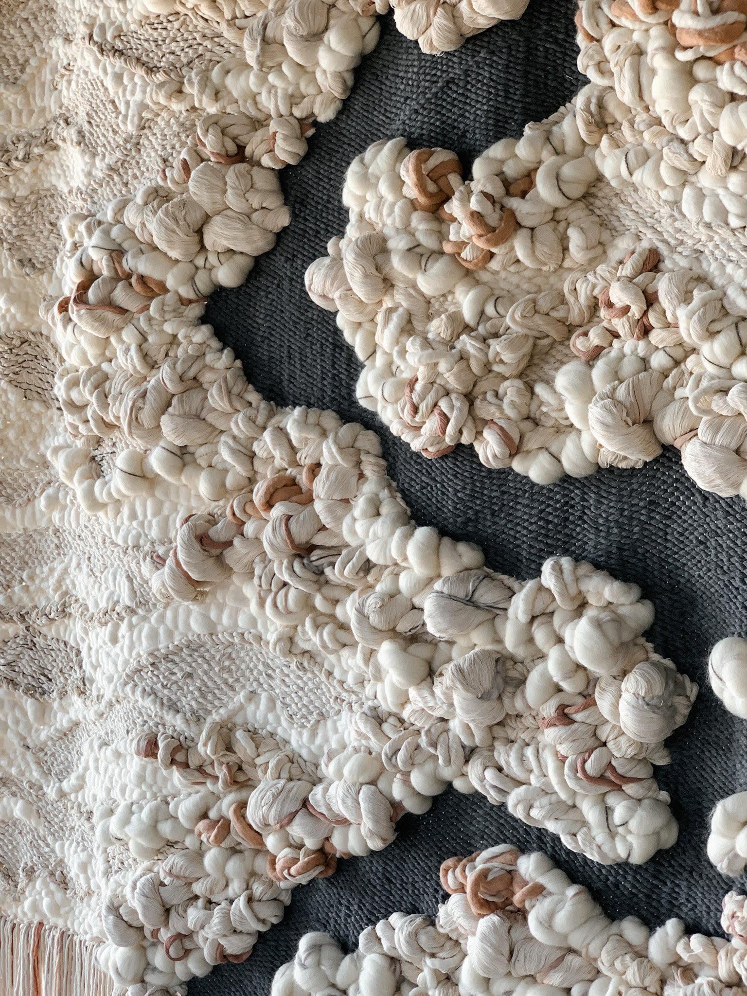 Oversized Neutral Woven Wall Art 