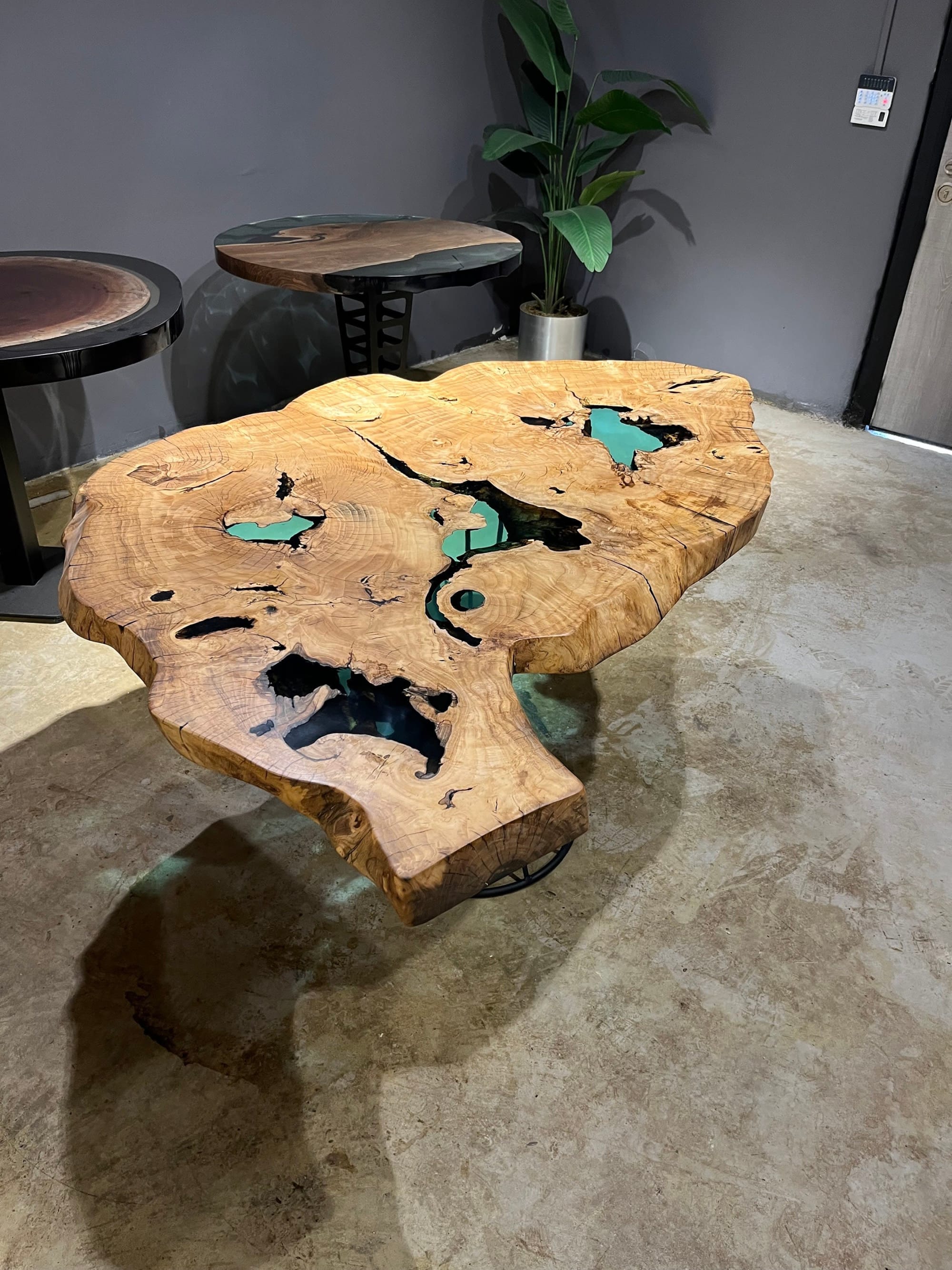 Epoxy Tables - Clear Epoxy Resin Table Top - Live Edge Table by Tinella  Wood