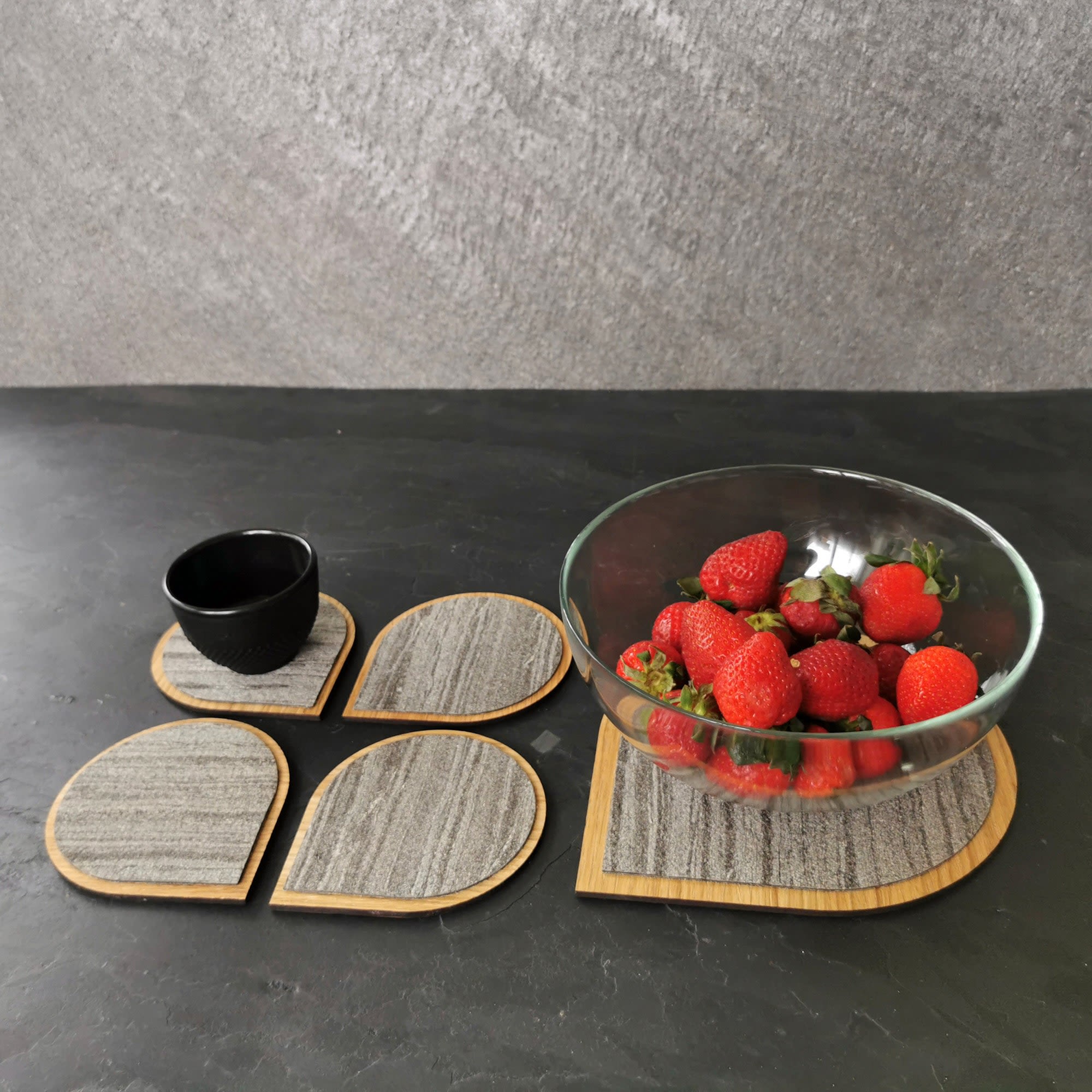 Industrial style drink clearance coasters