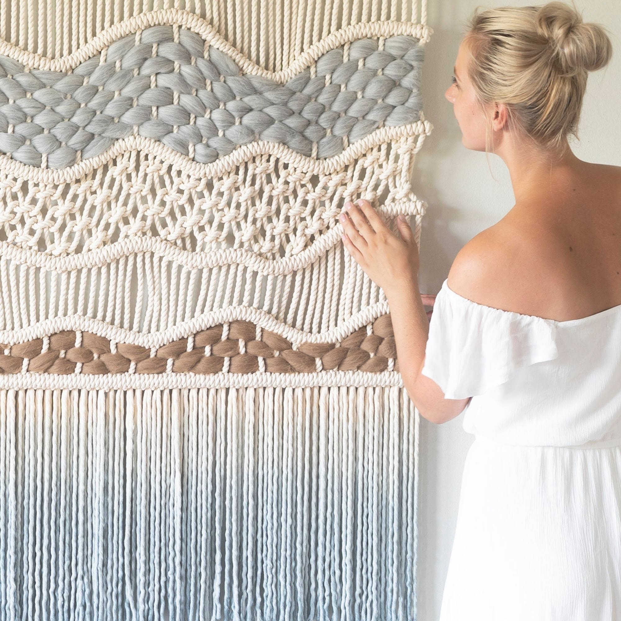 Large Macrame Wall Hanging Tapestry