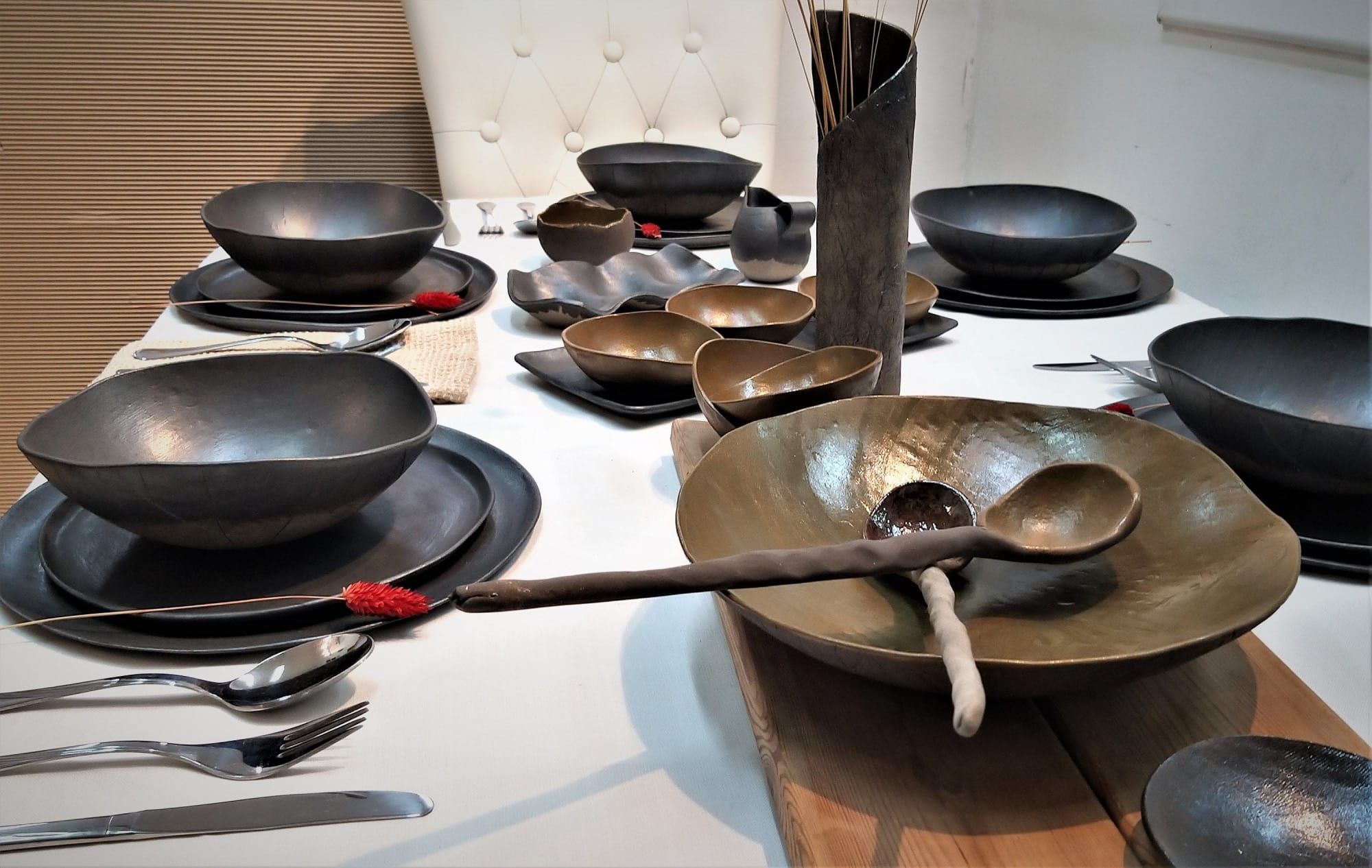 Black ceramic clearance dinnerware