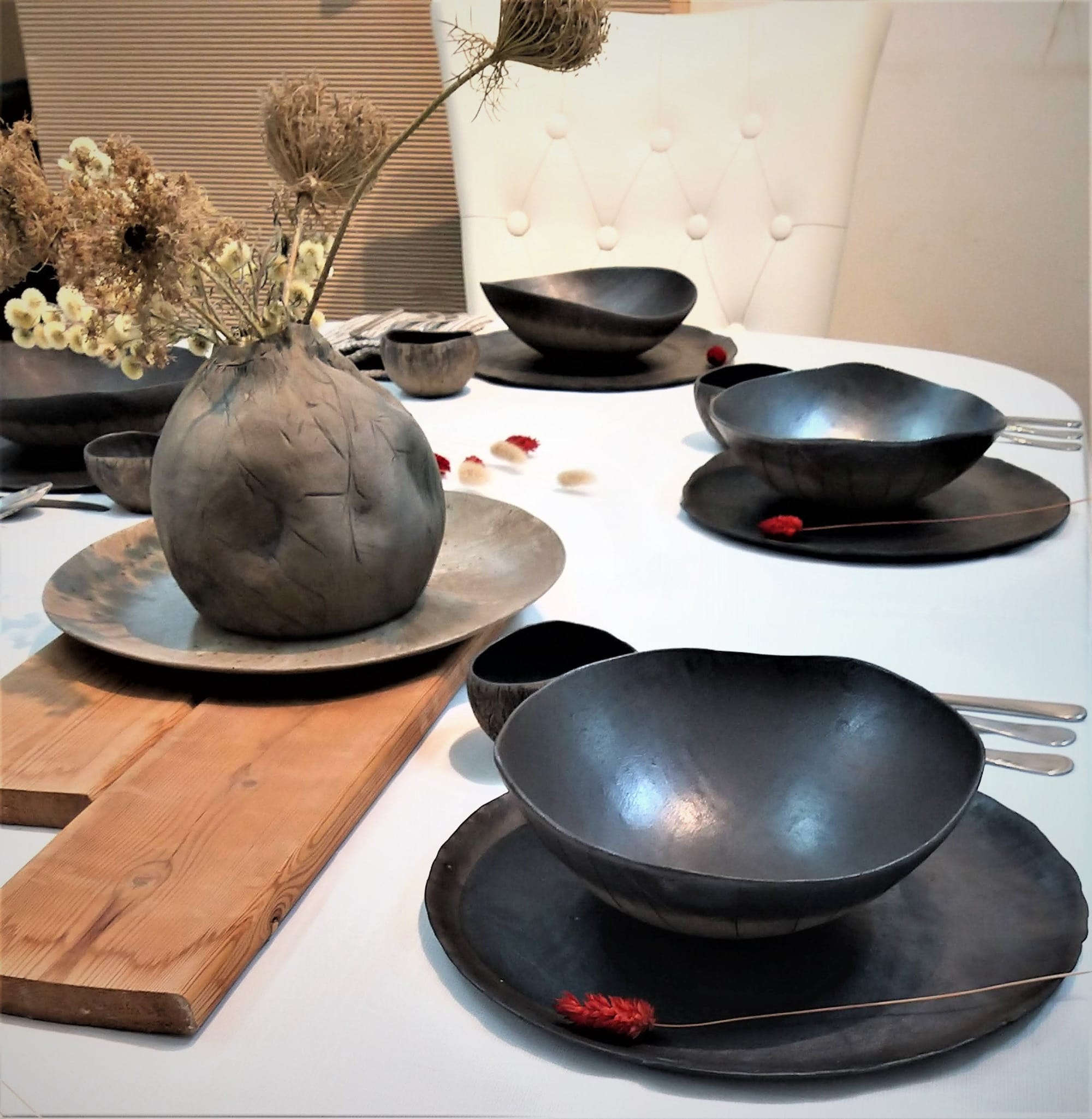 Black ceramic clearance dish