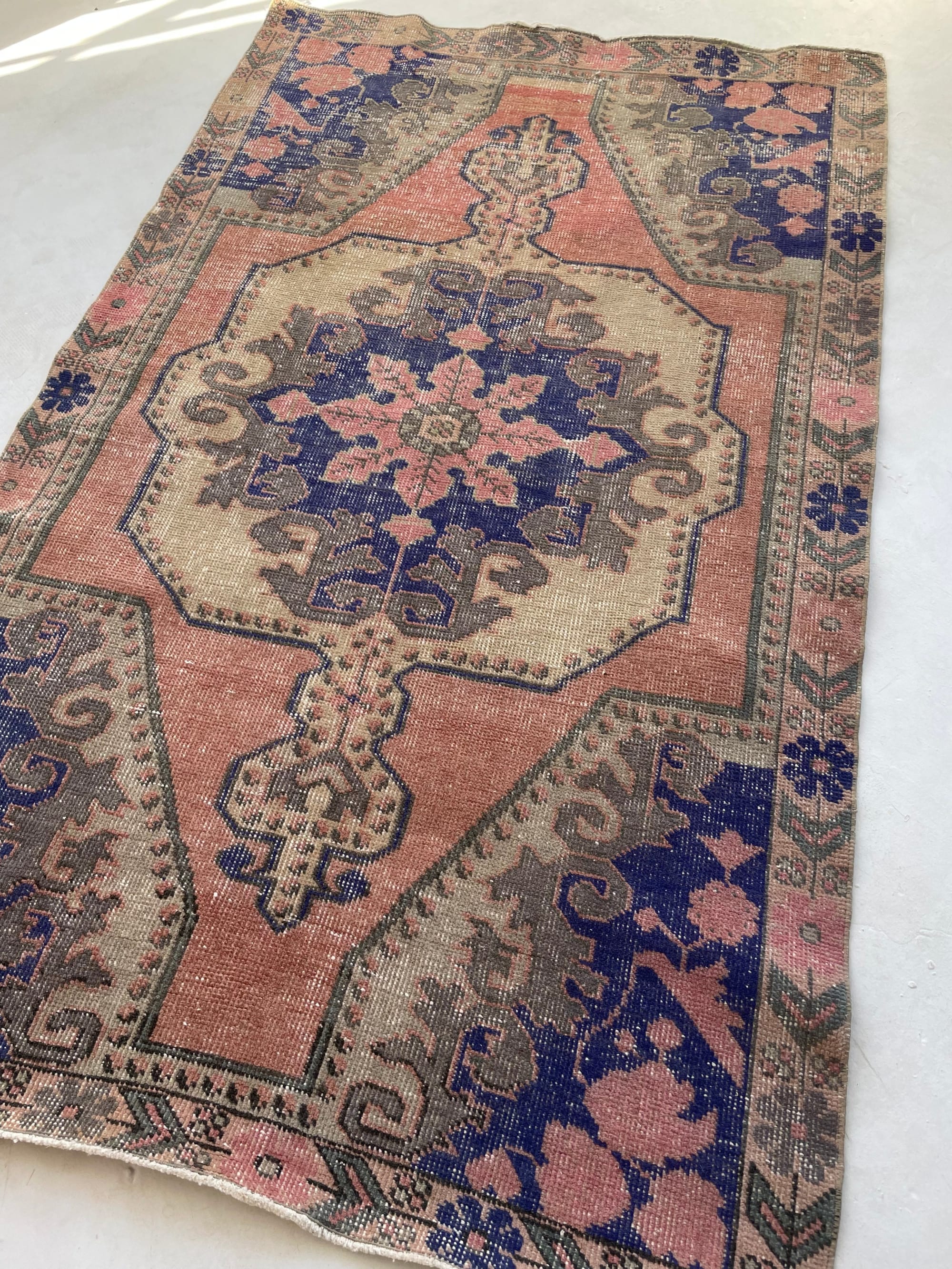 4.2 x 6.8 | Muted & Distressed Vintage Turkish Rug by The Loom