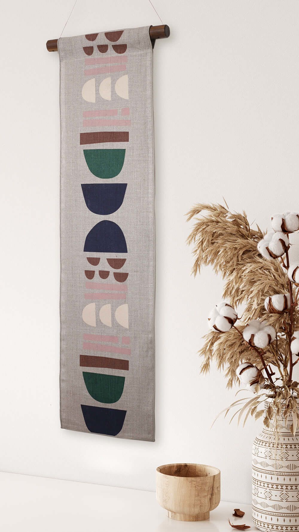 Linen discount wall hanging