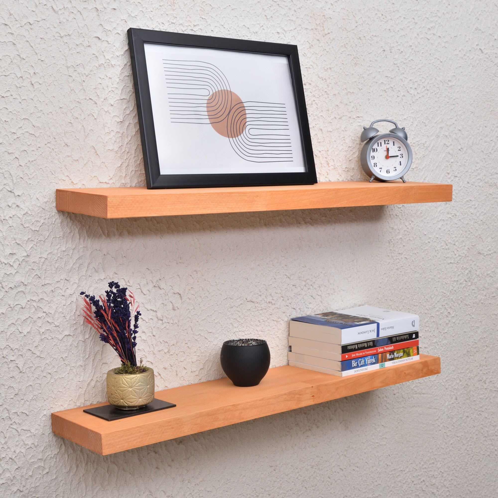 Morgan Wall Shelf with Hooks