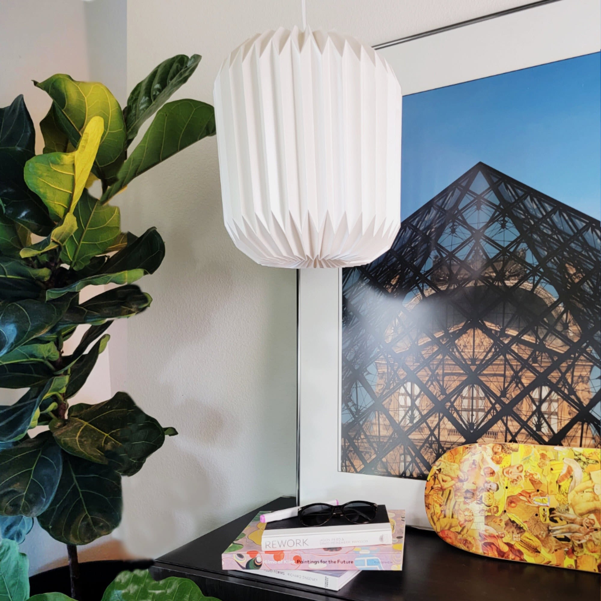 Lantern Origami Paper Lampshade Ecofriendly by Studio Pleat