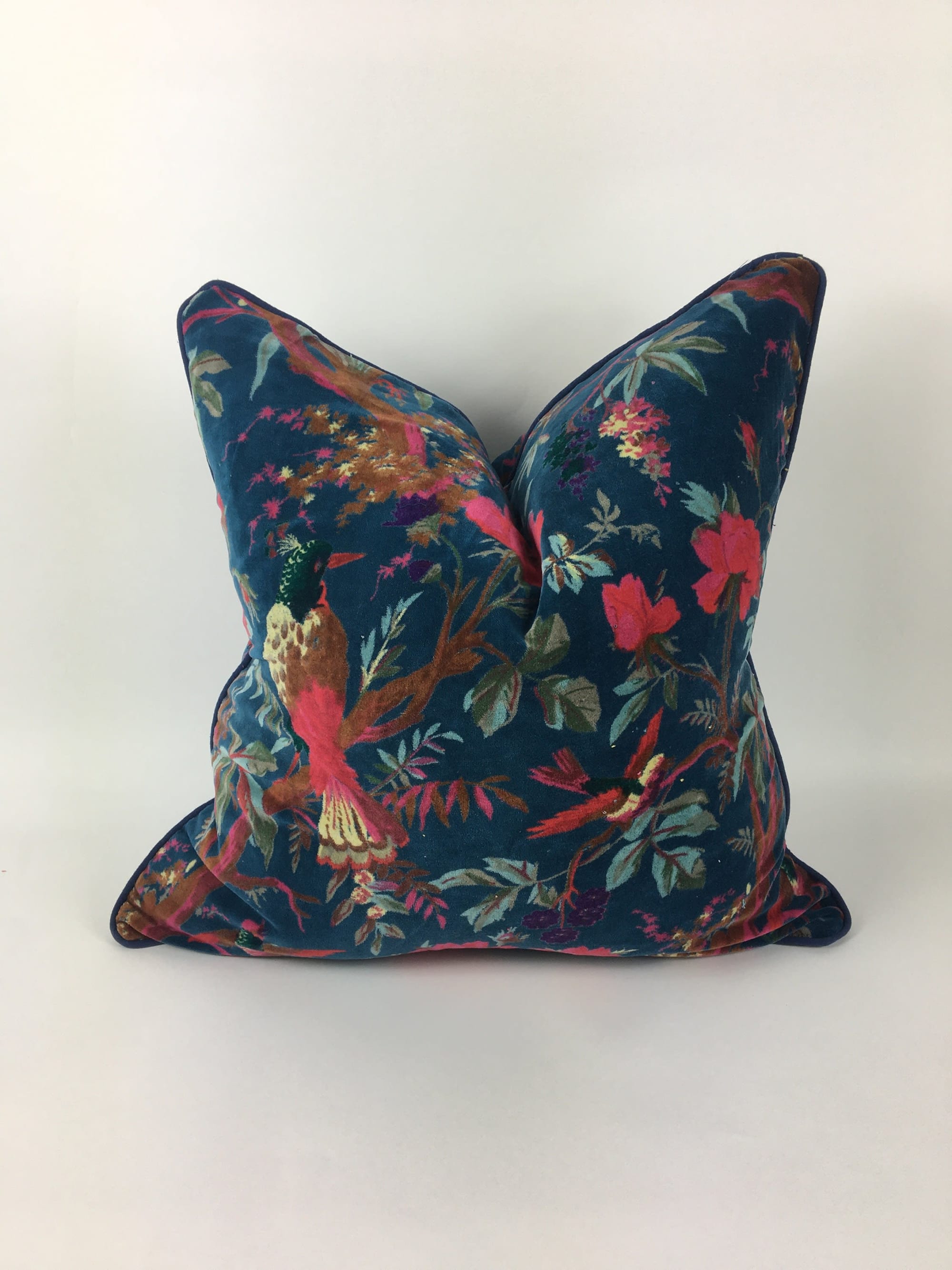 Velvet bird clearance cushion