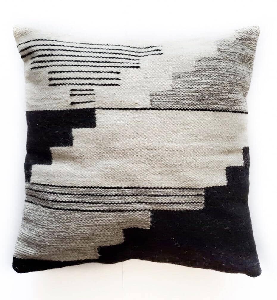 Passion Handwoven Extra Long Lumbar Pillow Cover by Mumo Toronto Inc