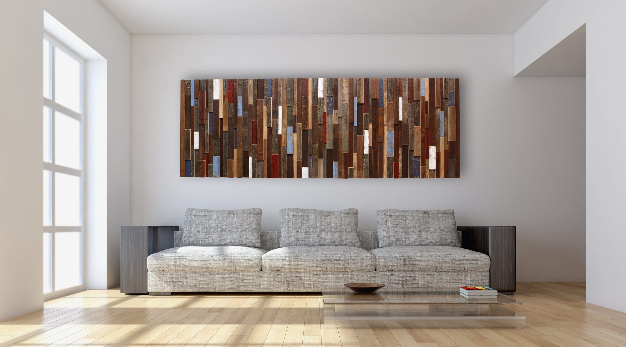 Mixed Species Brown Barnwood Paneling | Reclaimed Wood Wall Planks