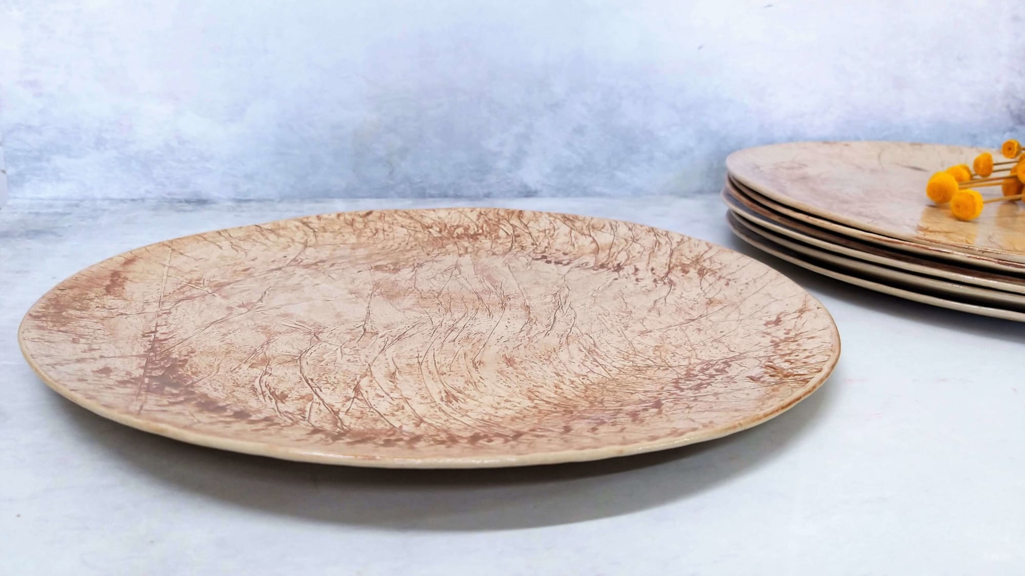 Clay dinner outlet plates