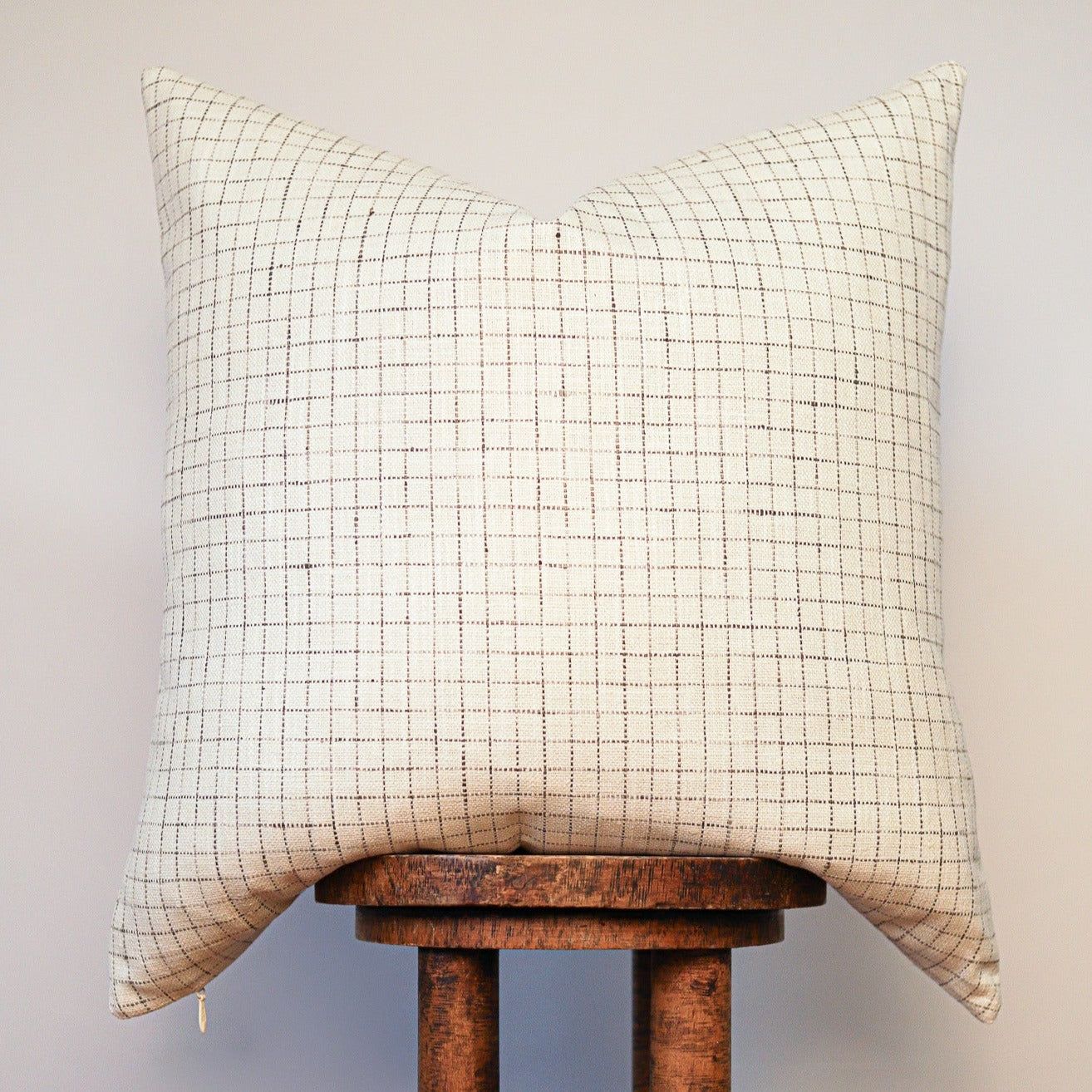 Grey hotsell check pillows