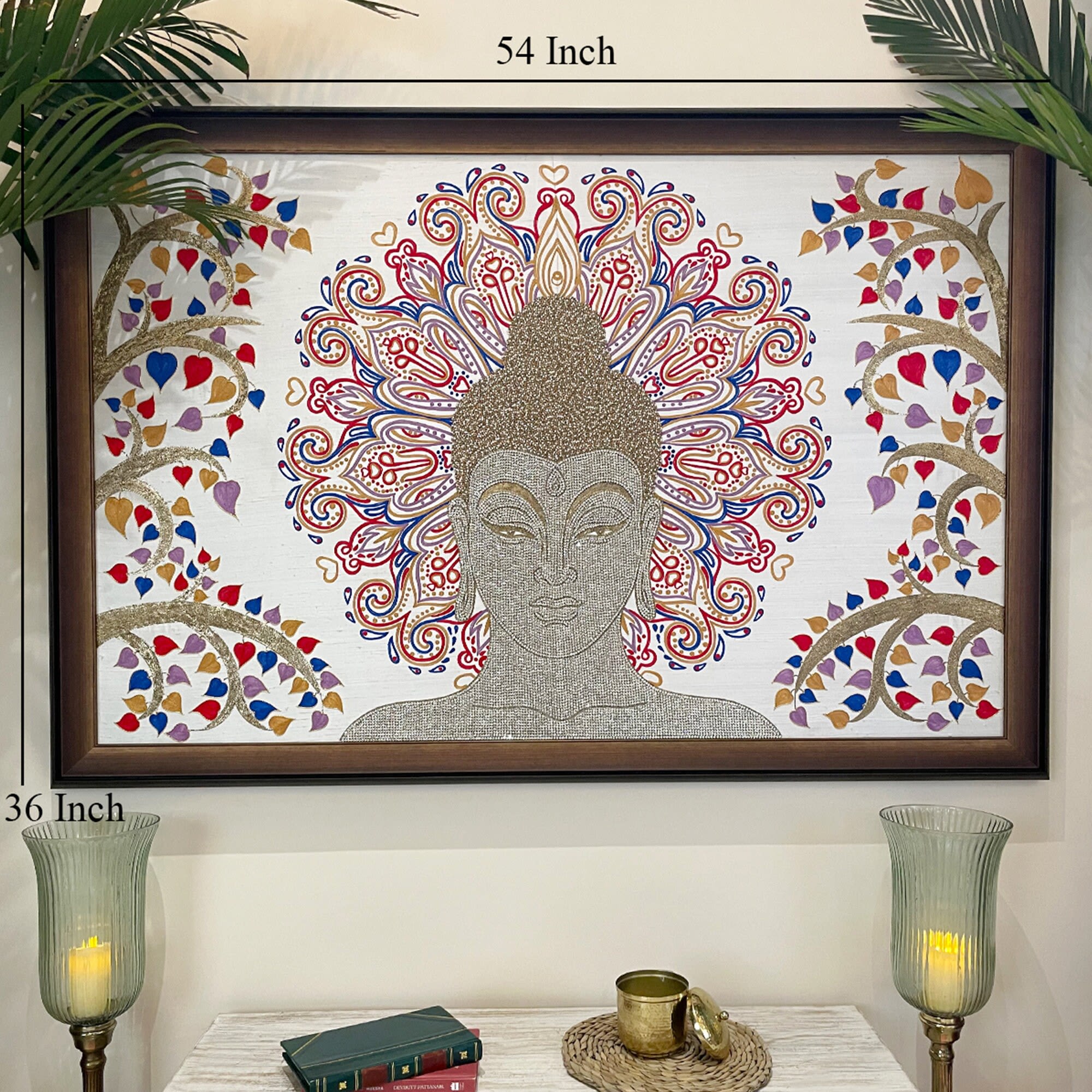 Inspirational Sunset Buddha Home Decor Wall Art Canvas Wall