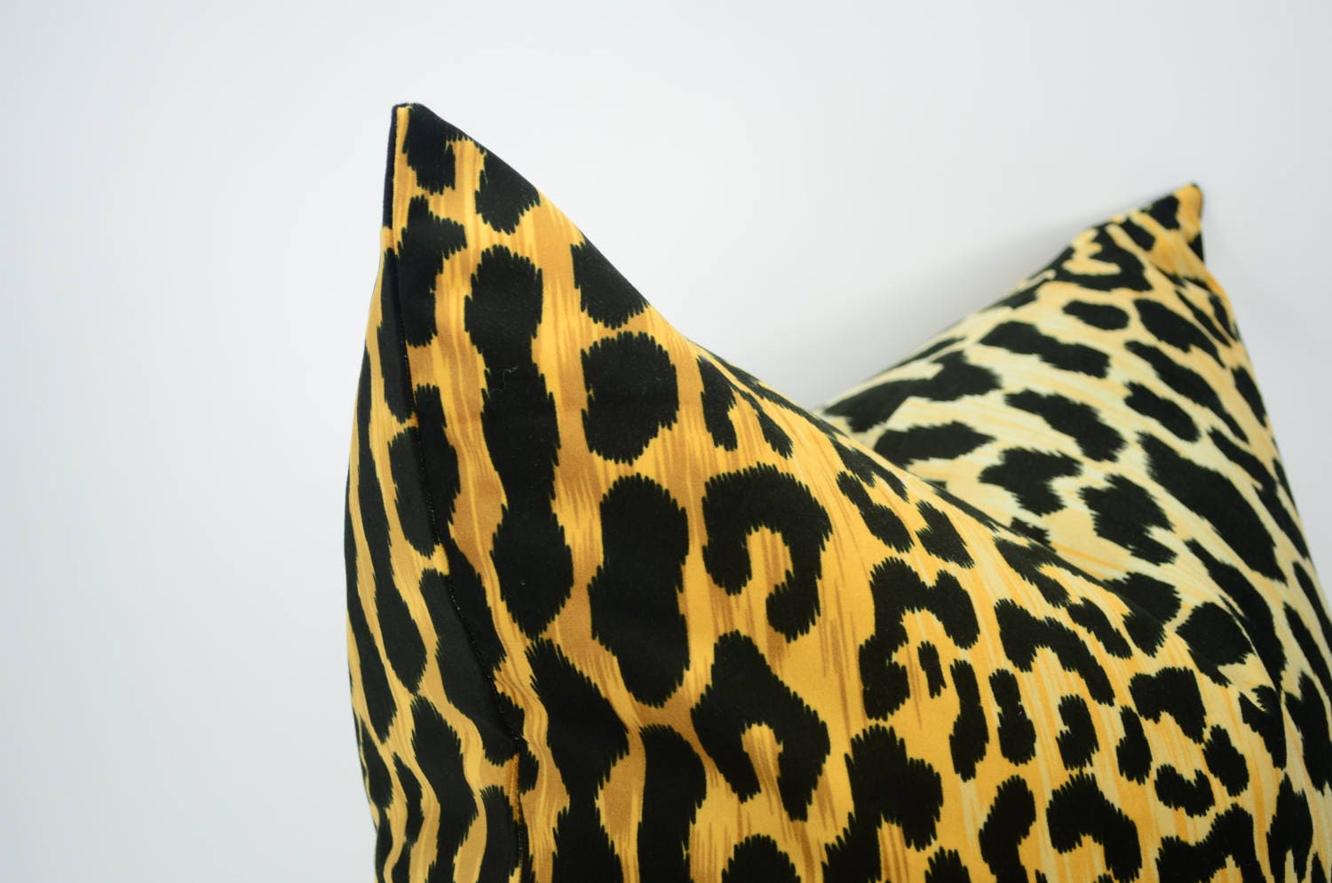 braemore jamil leopard pillow cover // leopard cushion cover by velvet +  linen