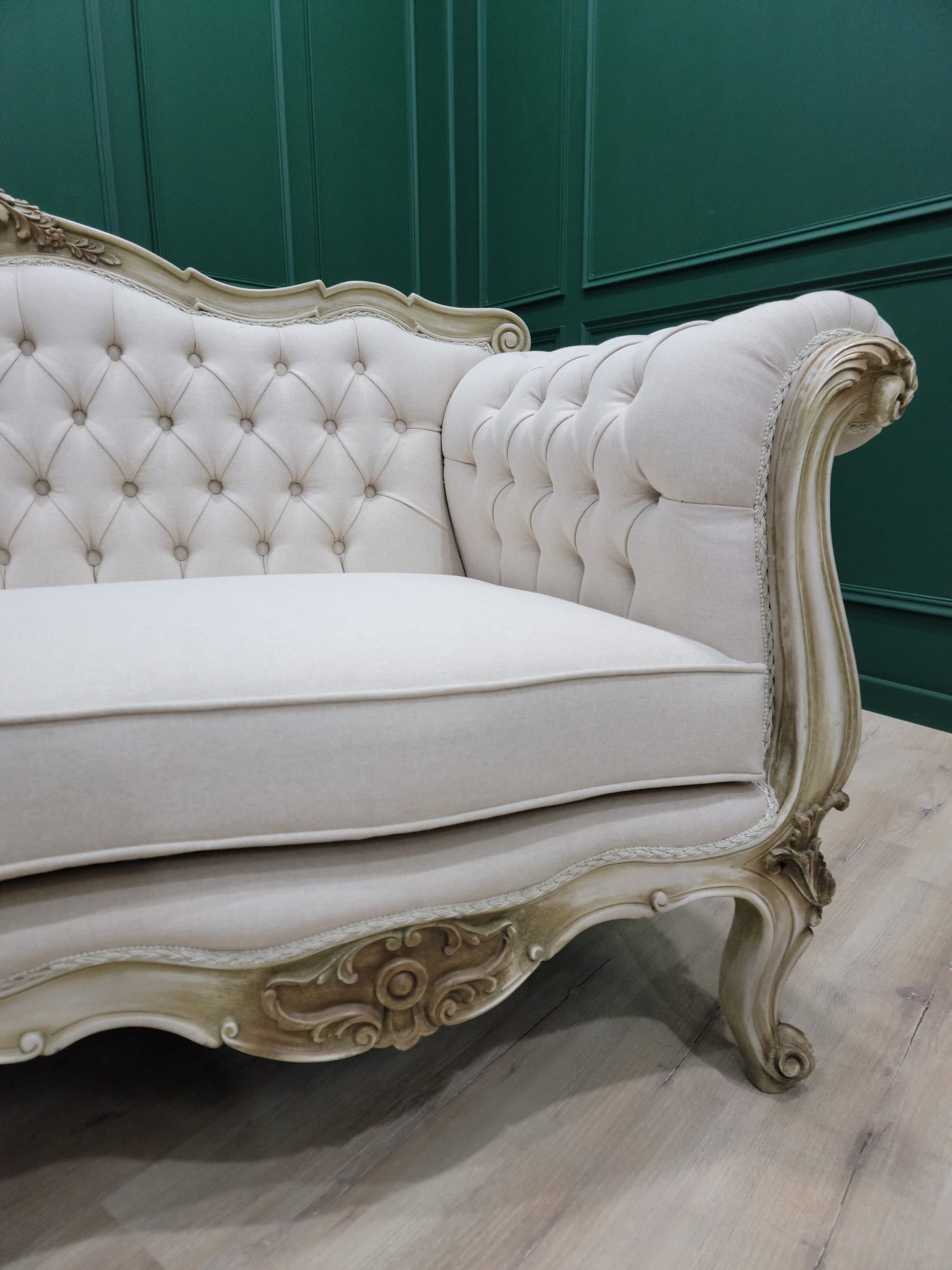 Small french deals style sofa