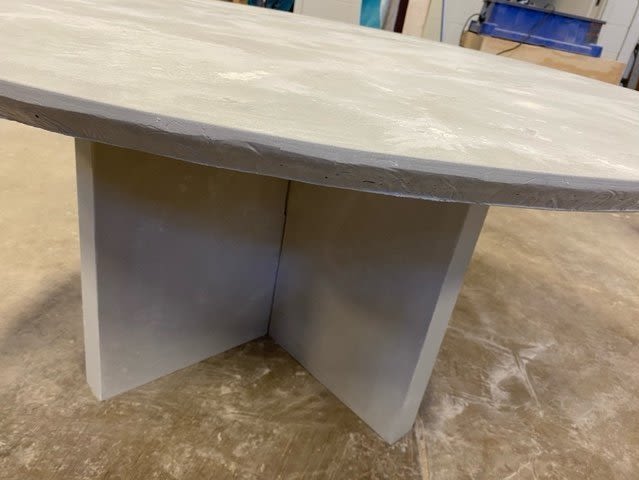 Franklin concrete on sale dining table