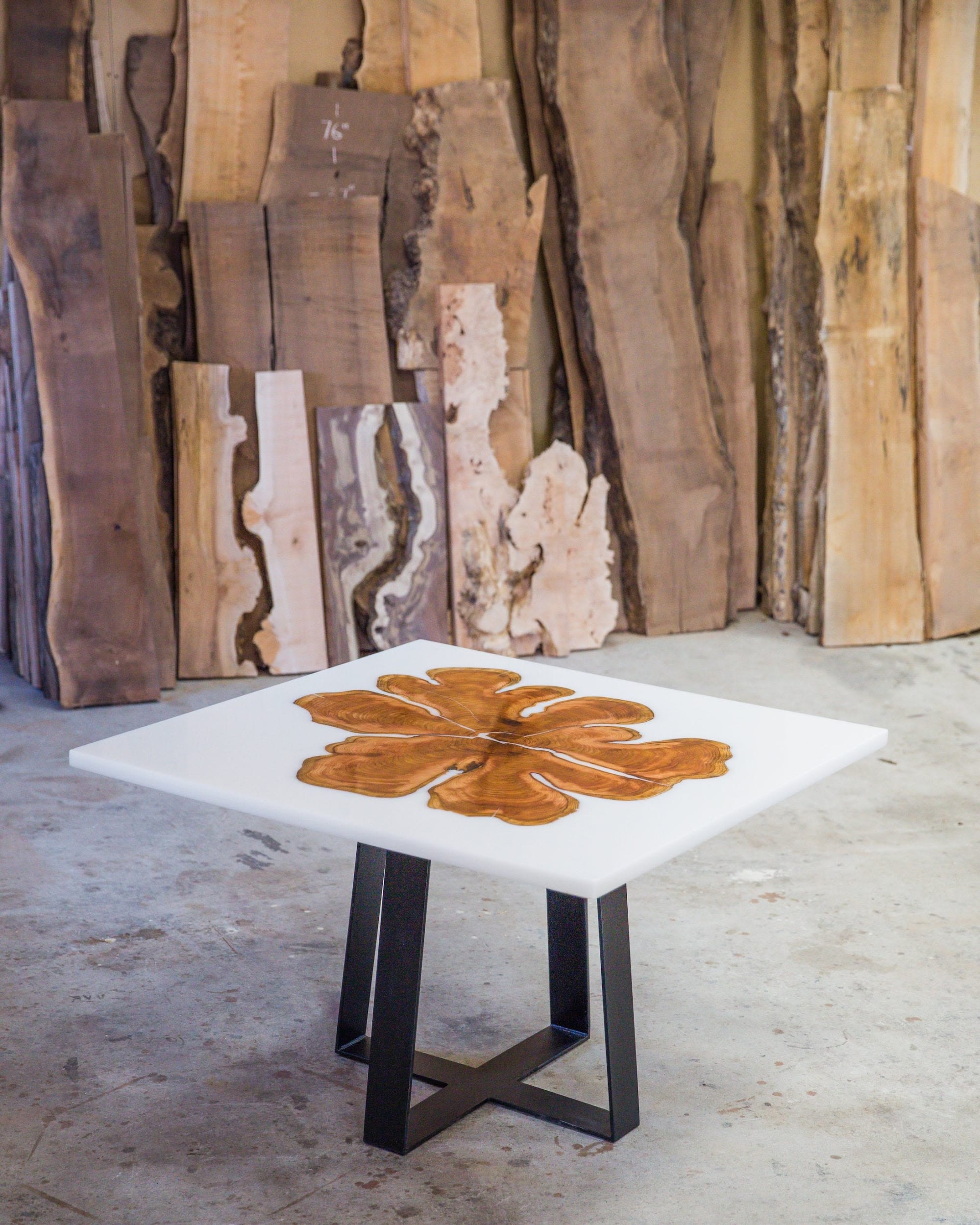 Cedar and 2025 epoxy table