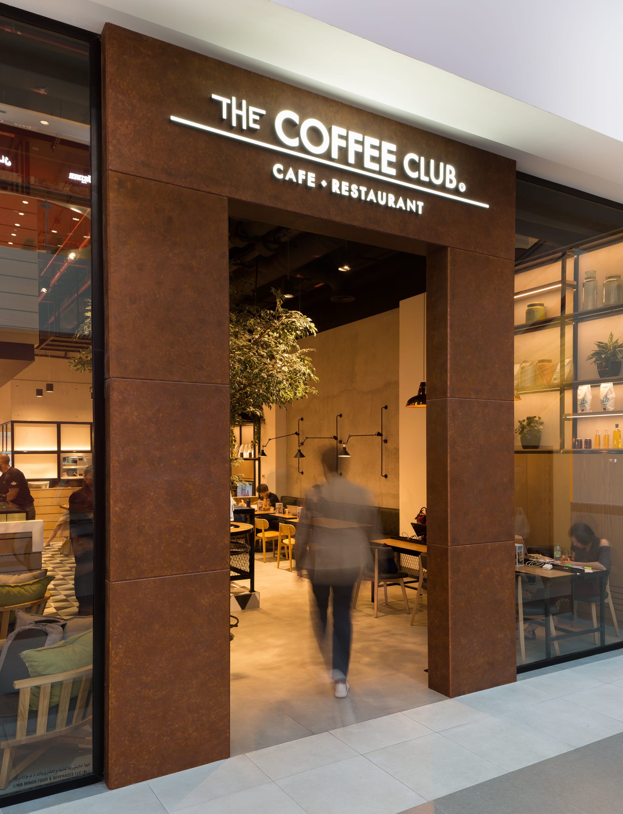The Coffee Club Marina Mall By Aces Of Space Seen At The Coffee Club Marina Mall أبو ظبي Wescover