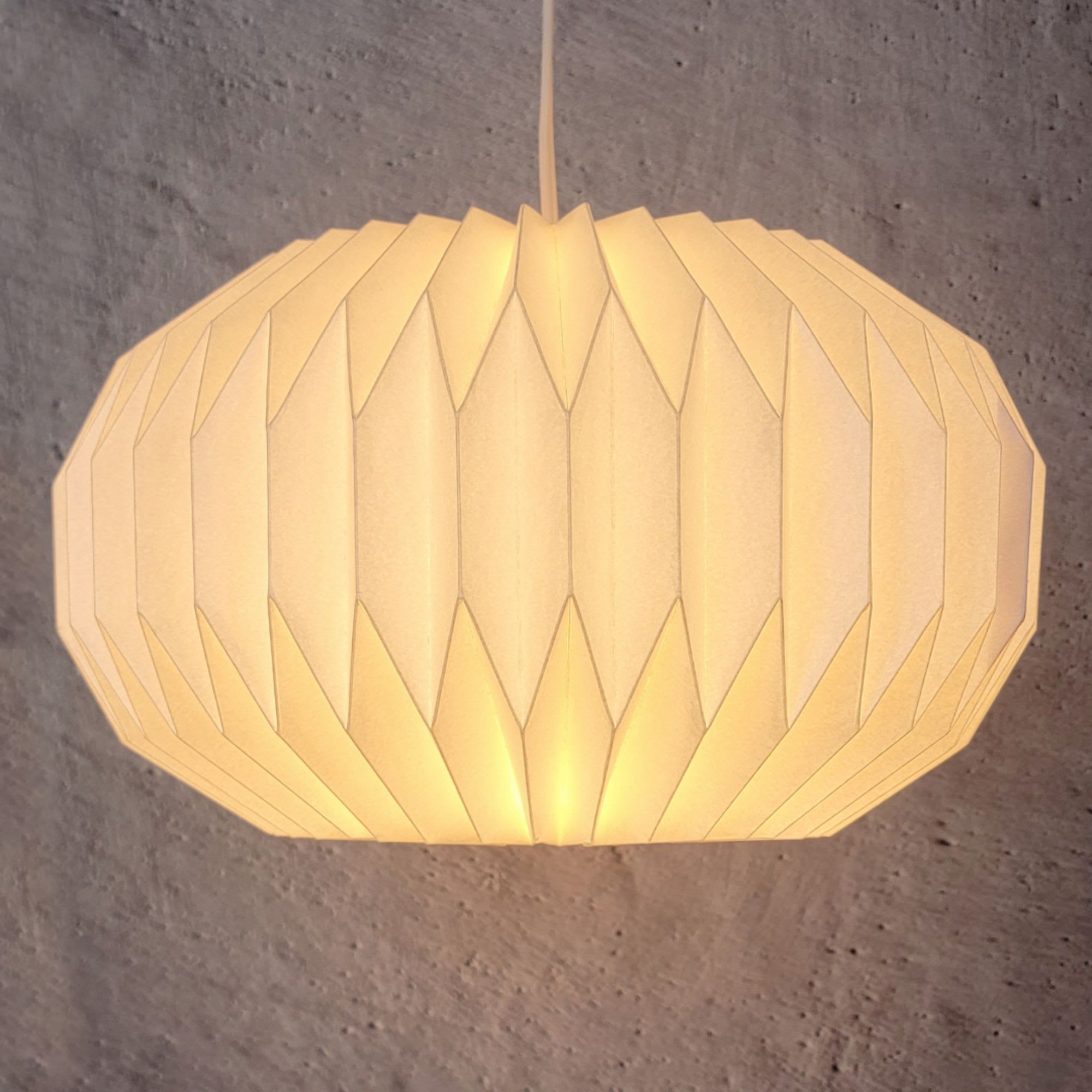 Sphere Large - Origami Paper Lampshade Eco-friendly by Studio Pleat