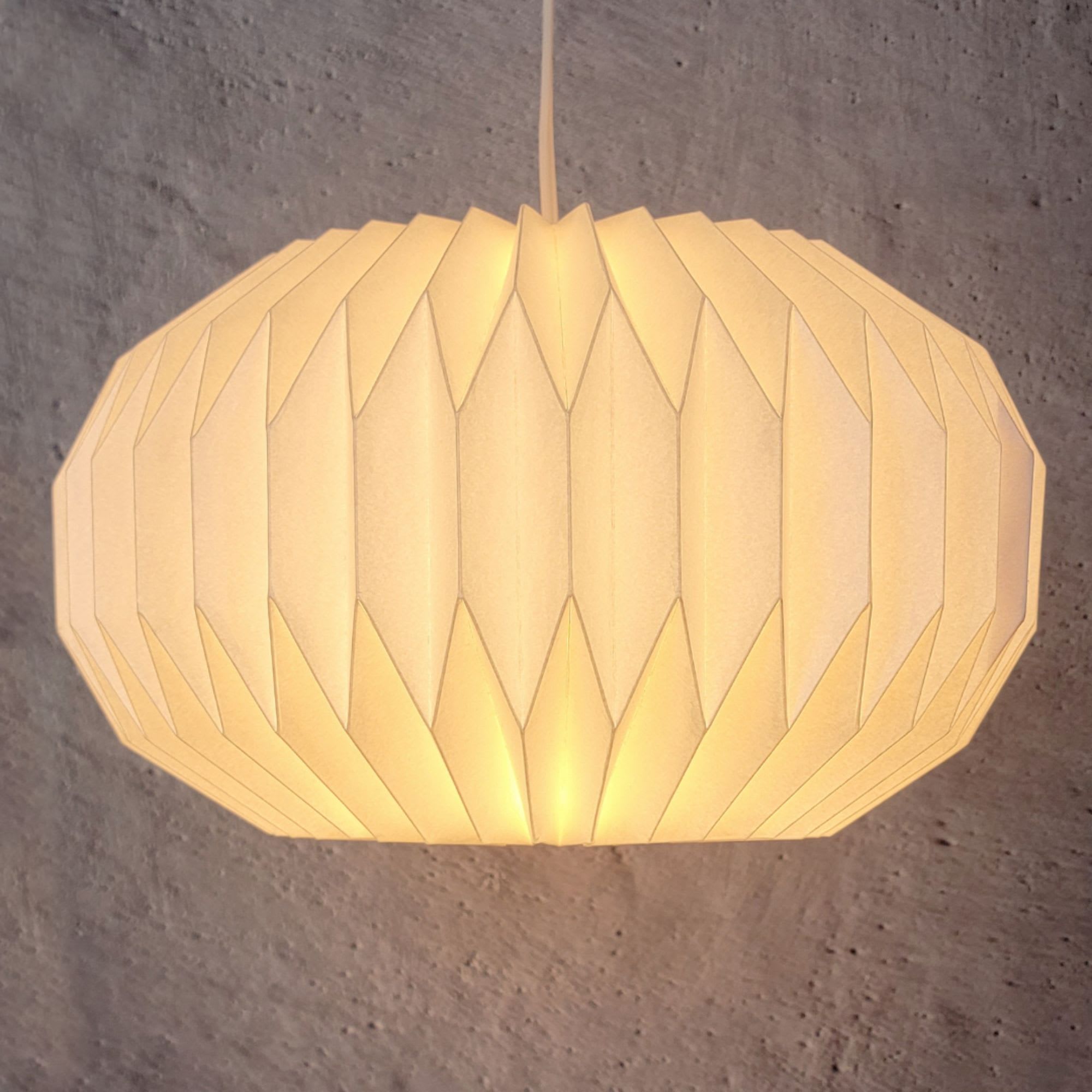 Sphere Large - Origami Paper Lampshade Eco-friendly by Studio