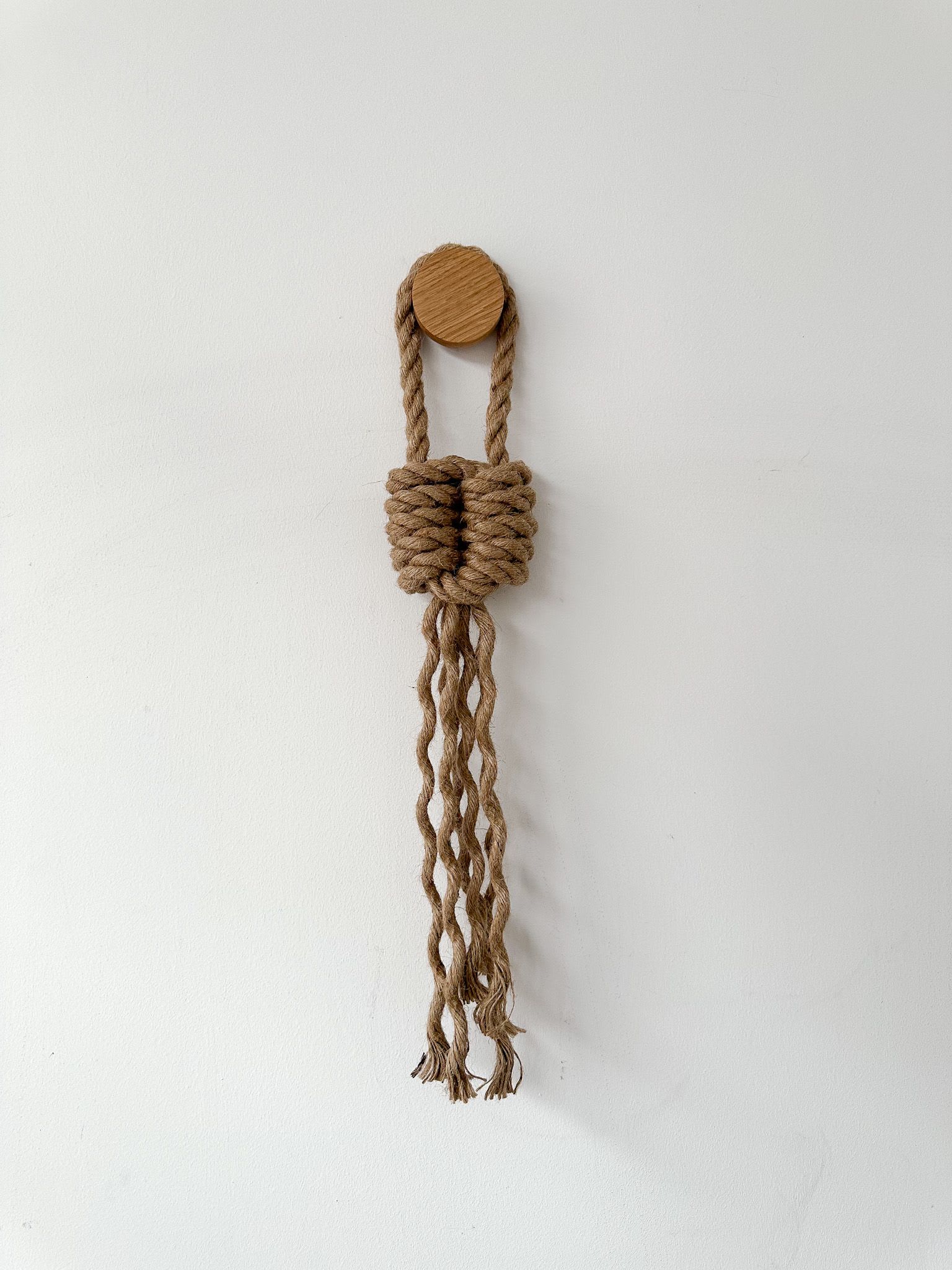 KNOT 002, Rope Sculpture Wall Hanging by Ana Salazar Atelier