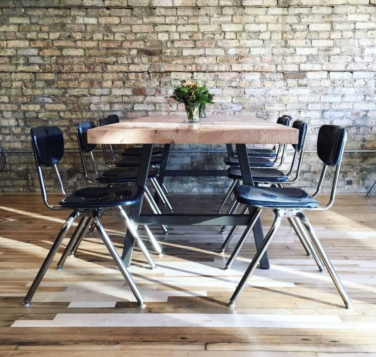 Urban wood dining deals table