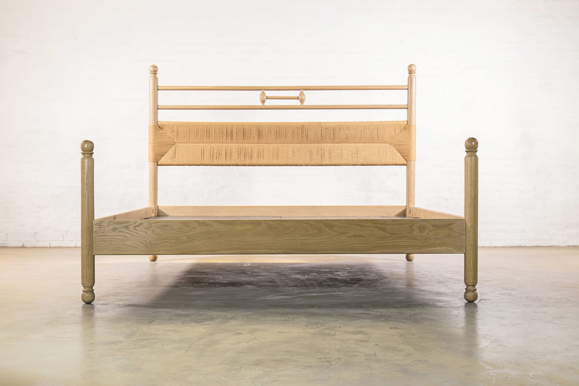 Modern Solid Exotic King Sized Wood Bed by Costantini, Luigi by