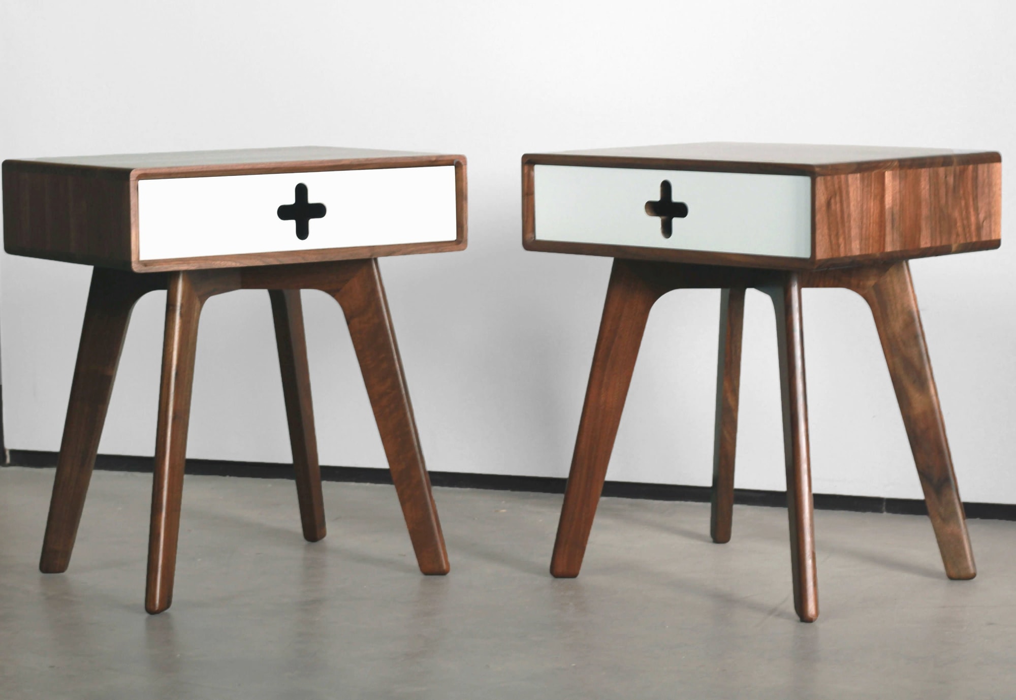 Nightstand Plus Mid Century Modern Walnut Nightstand By Max Moody Design Seen At Private Residence Chattanooga Wescover